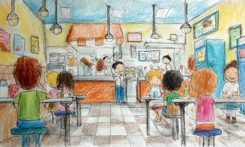 bio schulcatering teaser kinderzeichnung mensa bio schulcatering teaser kinderzeichnung mensa